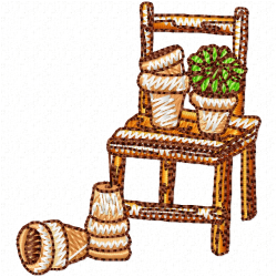 Chairs Embroidery Design 5 Chairs Embroidery Design 5